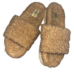 SERRA Sherpa slip on platform slippers